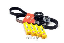 Mini Cooper S R52 R53 Supercharger Pulley Kit Belt Plugs Kavs 17% / Ngk Bcr8es