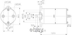 Moteur électrique Diamètre de centrage 63.5mm Longueur 137.5mm Remplacement MAHLE