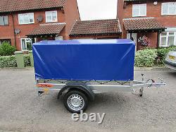 New Car Camping Box Remorque 7ft X 4ft Avec Couvercle Supérieur 750kg Suspension Alko