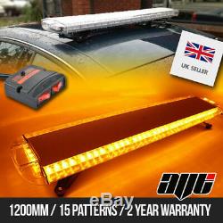 Nouvelle Led Amber Bar Strobe Beacon Recovery 120cm 1200mm 48 1.2m