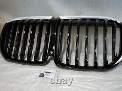 Nouvelle calandre de pare-chocs noire brillante OEM Bmw 2017-19 X7 G07 MPA iCam 8745730 S9b