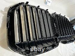 Nouvelle calandre de pare-chocs noire brillante OEM Bmw 2017-19 X7 G07 MPA iCam 8745730 S9b