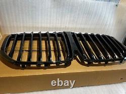 Nouvelle calandre de pare-chocs noire brillante OEM Bmw 2017-19 X7 G07 MPA iCam 8745730 S9b