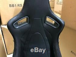 Paire Bb6 Rs Universal Design Reclining Titrage Seau Sport Racing Seats Noir