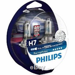 Philips Racing Vision Racingvision + 150% H7 Phares Ampoules (double) 12972rvs2