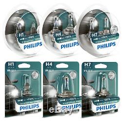 Philips Xtreme Vision + 130% Phares Ampoules H1 H4 H7 Raccords ICI (simple / Paire)