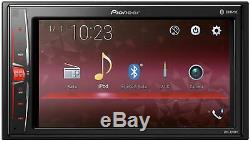 Pioneer Mvh-a210bt Voiture Stéréo Bluetooth 6.2 Usb Aux Ipod Iphone Double Din 4x50