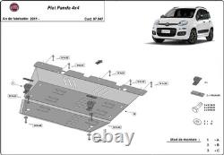Plaque de protection en acier / protection de carter pour Fiat Panda 4x4 (2011-2025)