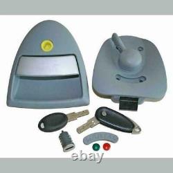 Porte extérieure Hartal RH Trilock gris pour caravane/motorhomes Bailey/Swift