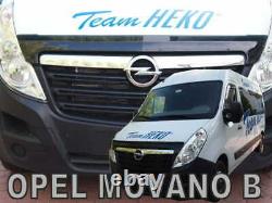 Pour OPEL MOVANO B 2010 Garde de capot HEKO 02154