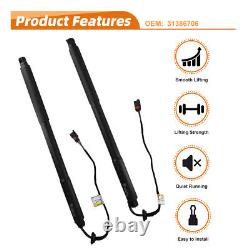 Pour Volvo Xc60 Arrière Fusée d'entraînement/gaz Ressort à vérin pour hayon automatique (paire)