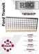 Protections De Feux Pour Ford Transit Paire 3 Mm En Aluminium Galvanis&eacute; Pour Camion, Remorque Et Benne Basculante