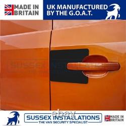 Protections extérieures et intérieures arrière noires pour Ford Custom MK1 2013-2023