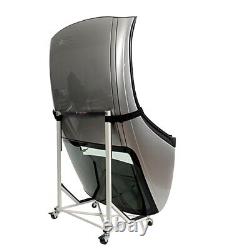 Rayonnage universel de rangement pour support de toit rigide convertible blanc 050