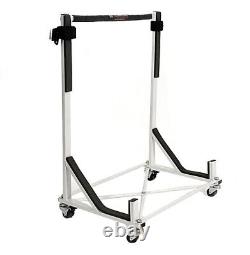 Rayonnage universel de rangement pour support de toit rigide convertible blanc 050