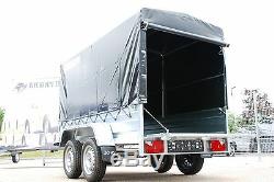 Remorque De Voiture 8ft X 4ft Box Remorque Twin Axle 750kg À Plat