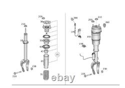 Ressort hélicoïdal avant d'origine Mercedes-Benz compatible avec GLE M-Class W166 A1663211504