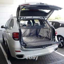 Revêtement de coffre matelassé BMW X5 avec garde-chien sur mesure imperméable (2013-2018) 230