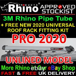 Rhino 3m Van Roof Rack Bars Conduits Universal Calumet Copper Tube