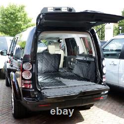 S'adapte Land Rover Discovery 3 Tapis de coffre matelassé et grille de protection pour chien (2004-2009) 214