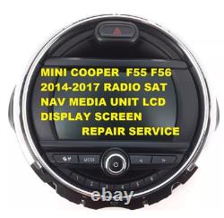 Service de réparation d'écran d'affichage média Radio Sat Nav Mini Clubman 2016-2017