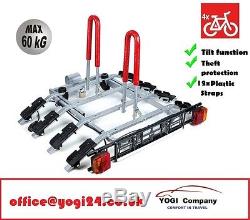 Super Deal Titan 4 Attelage Monté Inclinable 4 Bicyclette Rack / 4 Cycle Carrier 4x4