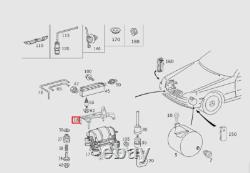 Support de compresseur d'air Mercedes-Benz d'origine pour S-Class W220 A2203200043