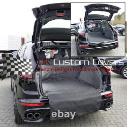 Tapis de coffre Porsche Cayenne Mat Dog Guard imperméable sur mesure (2010-2018) 408