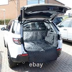 Tapis de coffre matelassé avec grille de protection pour chien pour Land Rover Discovery Sport (2015 et plus) 228