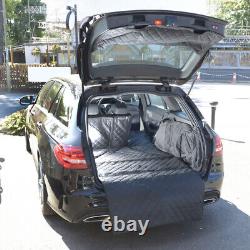 Tapis de coffre matelassé pour Mercedes C-Class Estate avec grille de protection pour chien (à partir de 2014) 185
