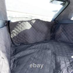 Tapis de coffre matelassé pour Porsche Cayenne avec grille de protection sur mesure (2010-2018) 631