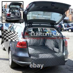 Tapis de coffre matelassé pour Volkswagen Passat Estate avec grille de séparation sur mesure (2011-2014) 223