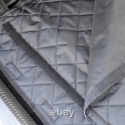 Tapis de coffre matelassé pour Volkswagen Passat Estate avec grille de séparation sur mesure (2011-2014) 223