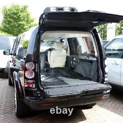 Tapis de coffre matelassé, protection pour chien et garde sur mesure pour Land Rover Discovery 4 (2009-2016) 214.