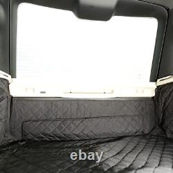Tapis de coffre matelassé sur mesure Range Rover Vogue avec grille de protection pour chien (2002-2013) 216