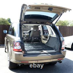 Tapis de coffre matelassé sur mesure avec garde chien pour Range Rover Sport (2005-2013) 210.