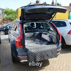 Tapis de coffre matelassé sur mesure avec grille de protection pour chien Volvo Xc90 (à partir de 2024) 628