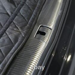Tapis de coffre matelassé sur mesure pour Audi Q7 avec grille de protection pour chien imperméable (à partir de 2015) 635