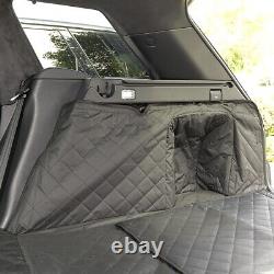 Tapis de coffre matelassé sur mesure pour Range Rover Sport avec protection pour chien (2013 et ultérieur) 317
