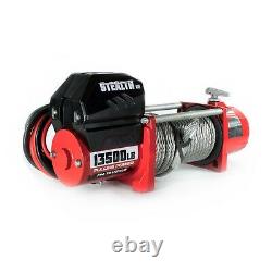 Treuil Électrique 13500lb Stealth 12v Steel Rope Wireless Recovery 4x4 Uk Stock