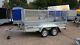 Twin Axle 8ft X 4 Ft Cage Car Trailer 750kg Non Freiné Avec Haute Maille 800mm