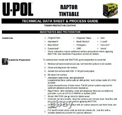 Upol Raptor Linge De Lit Minuscule Tough Coating U-pol 4l Kit (nouveau)