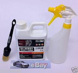 Valet Pro Wheel Cleaner Myrtille Spray Kit 1 Litre Sans Danger Pour Les Alliages Et Sans Acide
