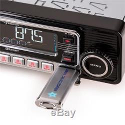 Voiture Classique Rétro Autoradio Oldtimer Youngtimer Usb Sd Mp3 CD Radio Bluetooth