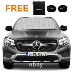Voiture Reversible Pare-brise Pare-brise Pare-brise Aluminium Neige Givre De Glace Soleil Uv Poussière