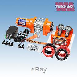 Winch 12v Atv Boat Trailer 3000 Lb Winchmax Brand